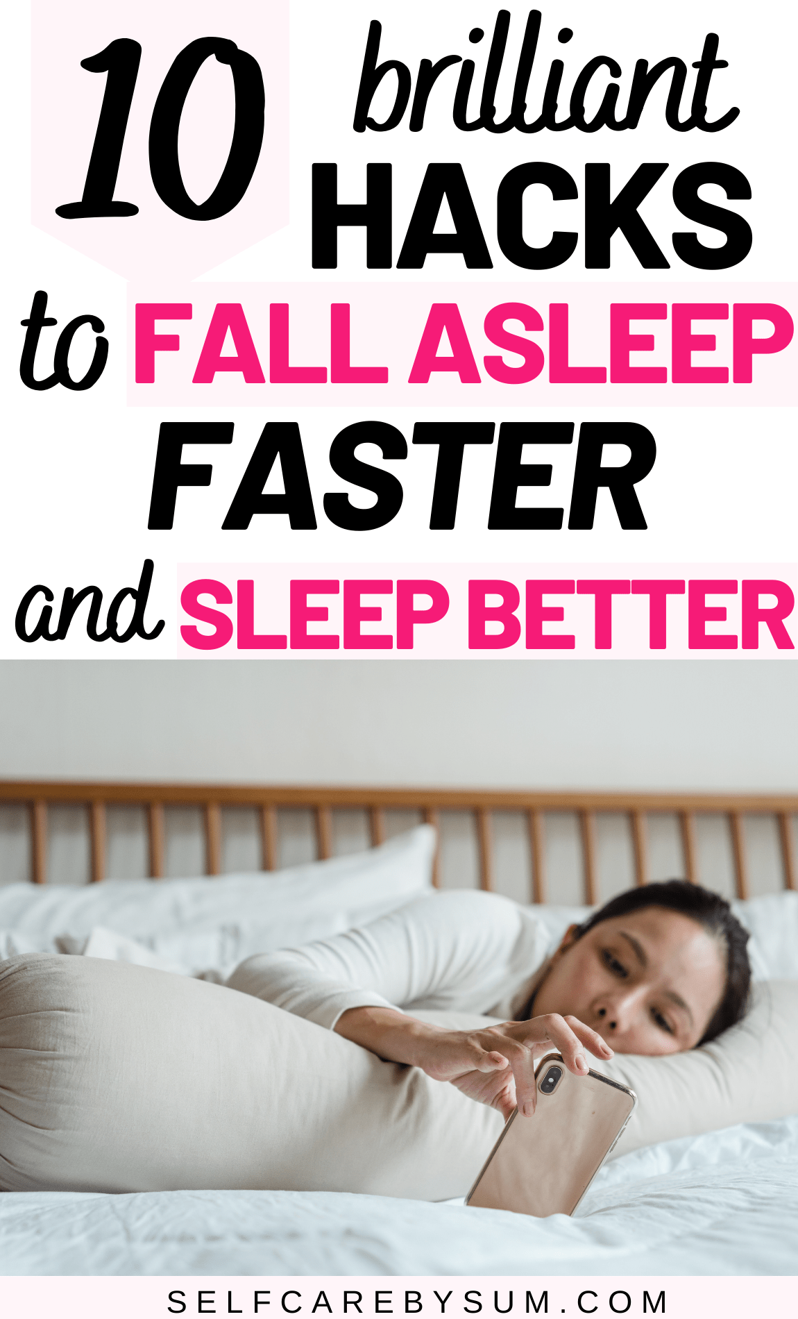 How to sleep better at night and wake up feeling fresh - Self-Care by Sum