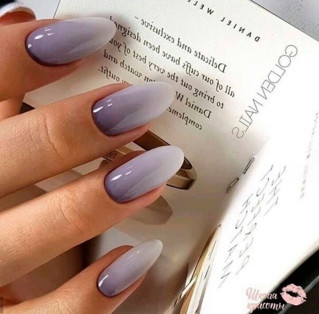 gorgeous ombre winter nails