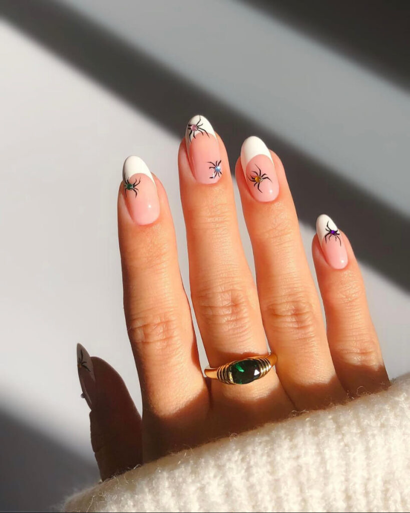 classy halloween nails designs