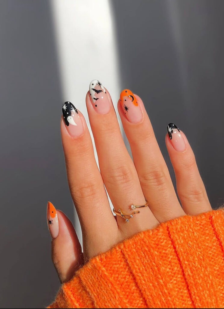 funky halloween nail ideas