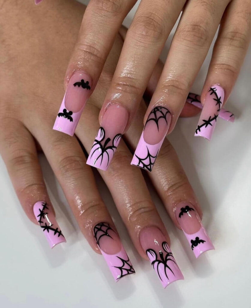 funky halloween nails