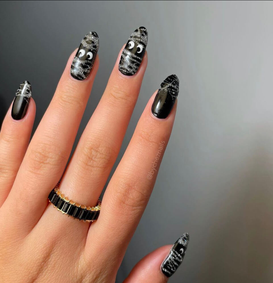  halloween nail art