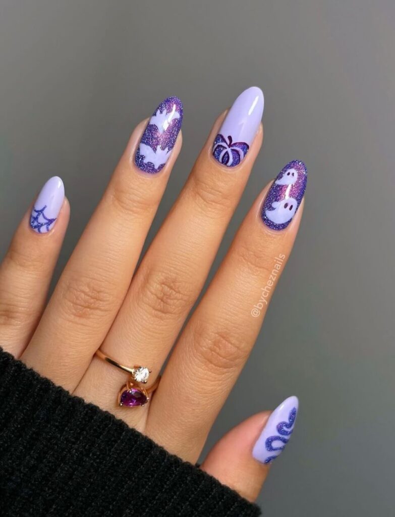 halloween nail designs easy
