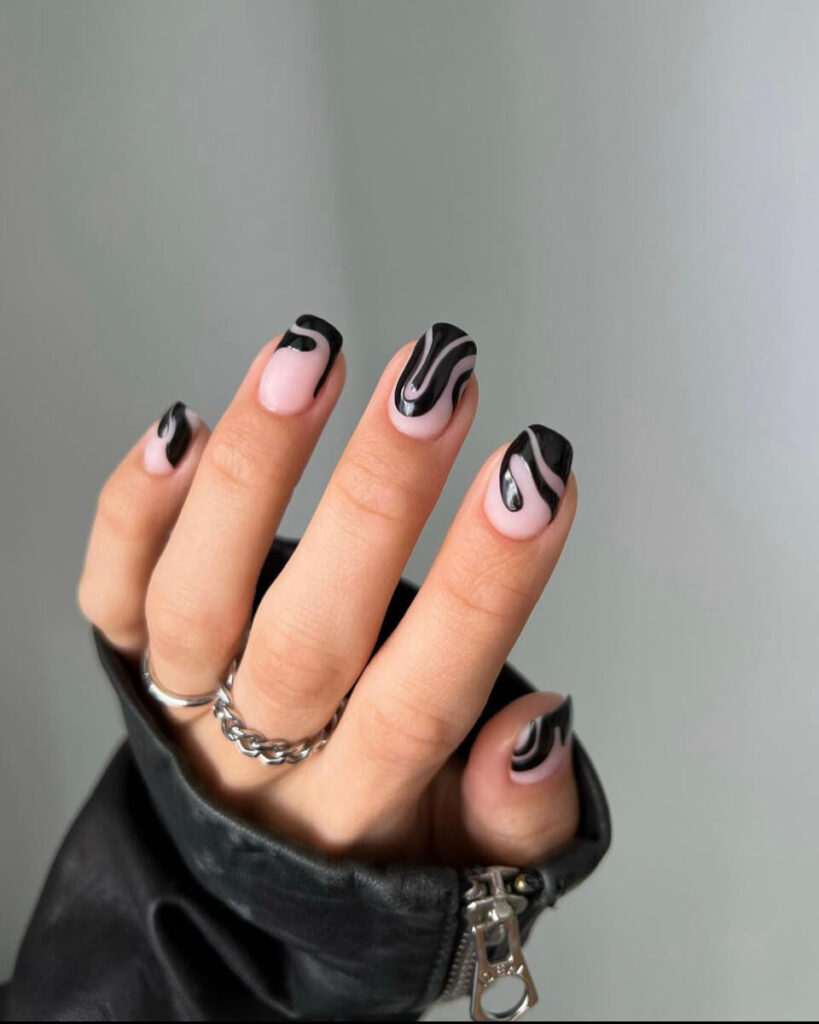 halloween nails acrylic short