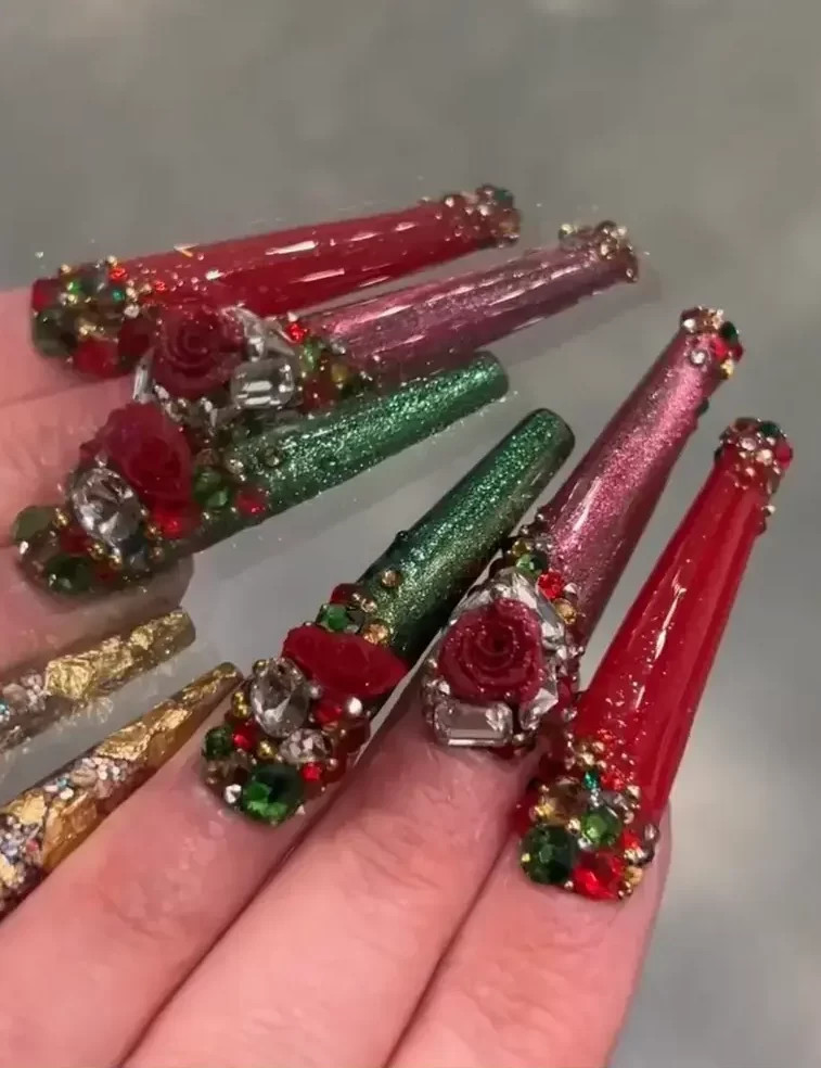 fun christmas nails
