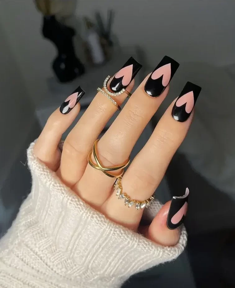 simple valentines day nails