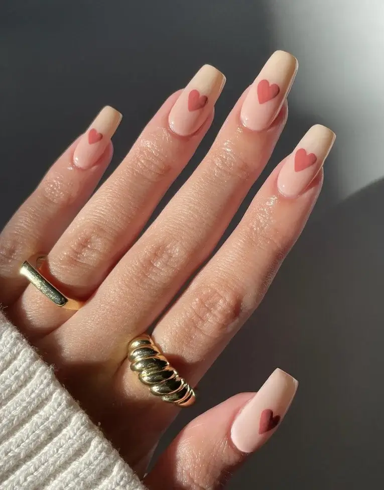 cute nails for valentines day